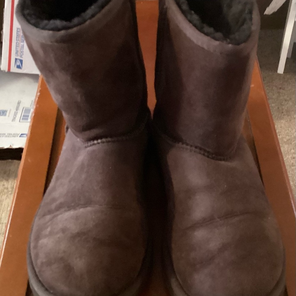 UGG KIDS Chocolate Suede Boots